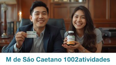 Uma mulher japonesa está mostrando um frasco de capsulas de remédio